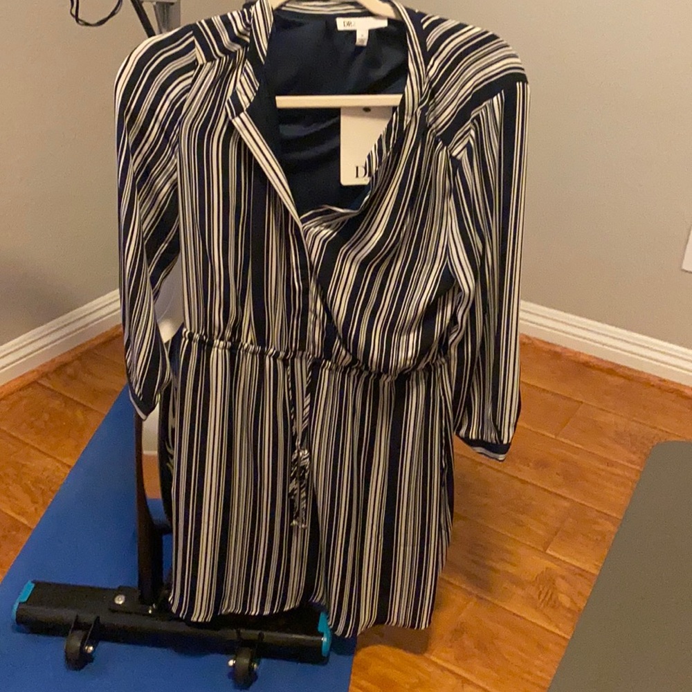 Blue stripped dress size Medium